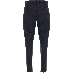 Blue Virgin Wool Two-Piece Suit