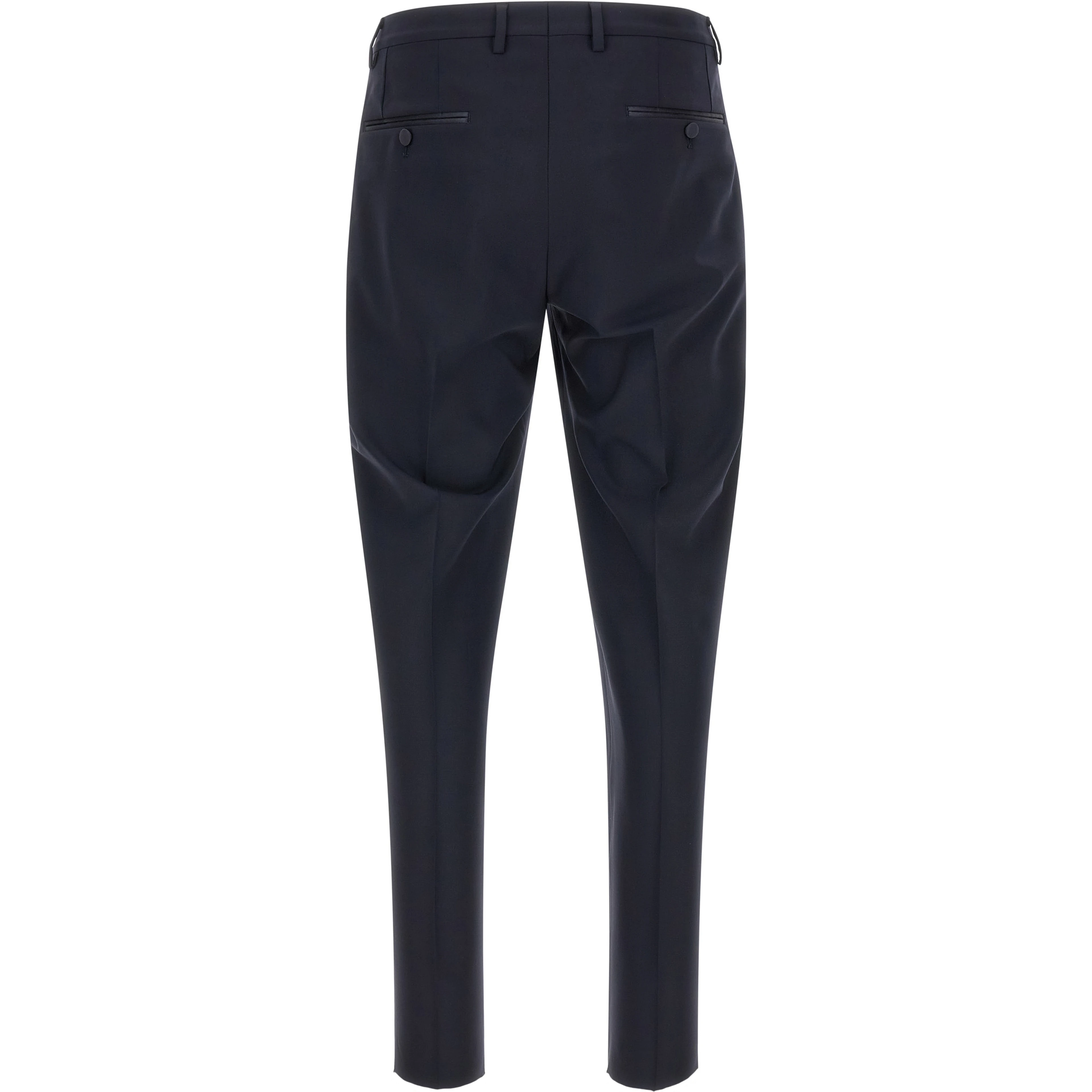 Blue Virgin Wool Two-Piece Suit