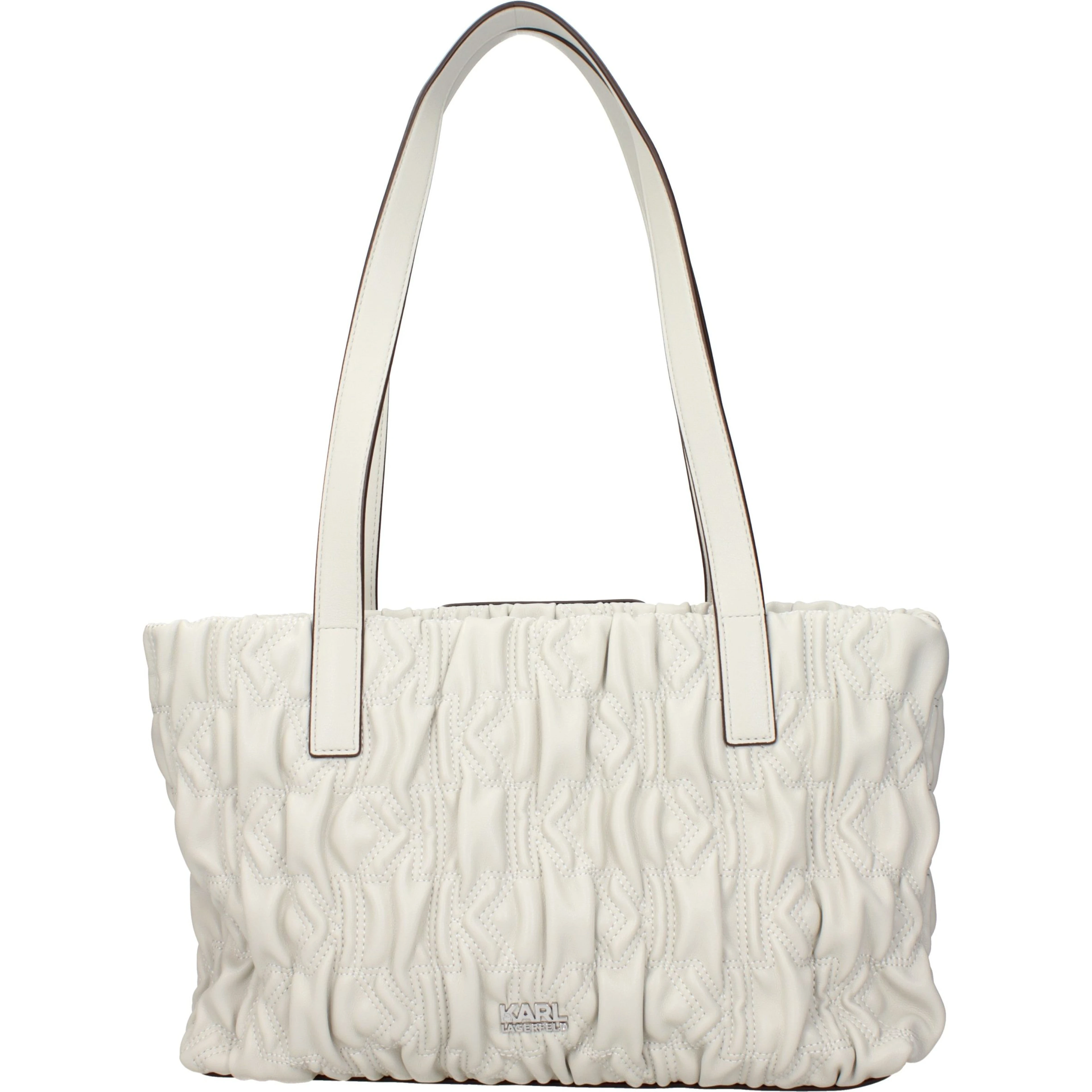 Gray Polyester Shoulder Bag