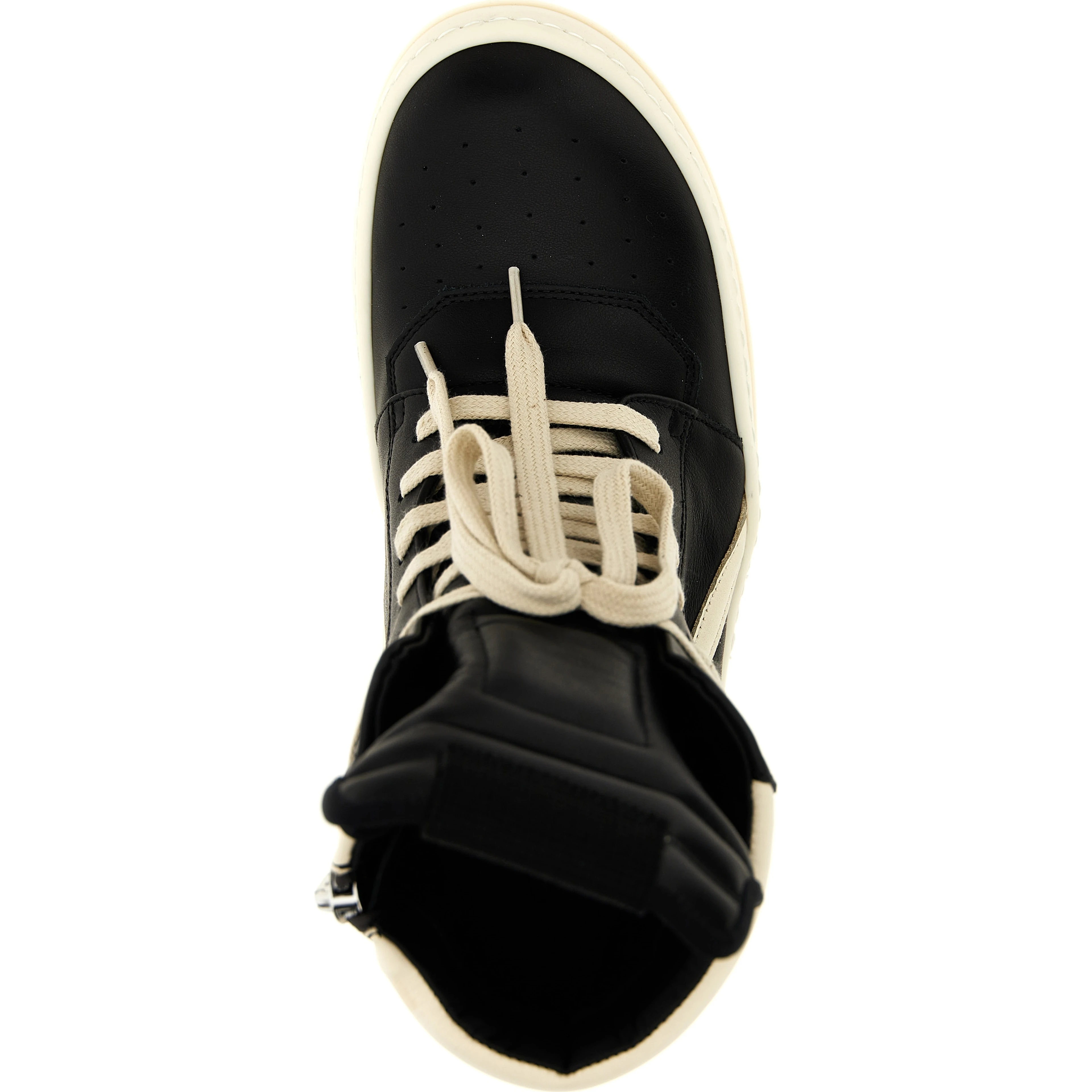 Bicolor Calfskin High Top Sneakers