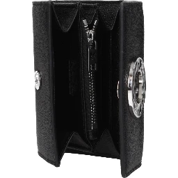 Black Polyester Wallet