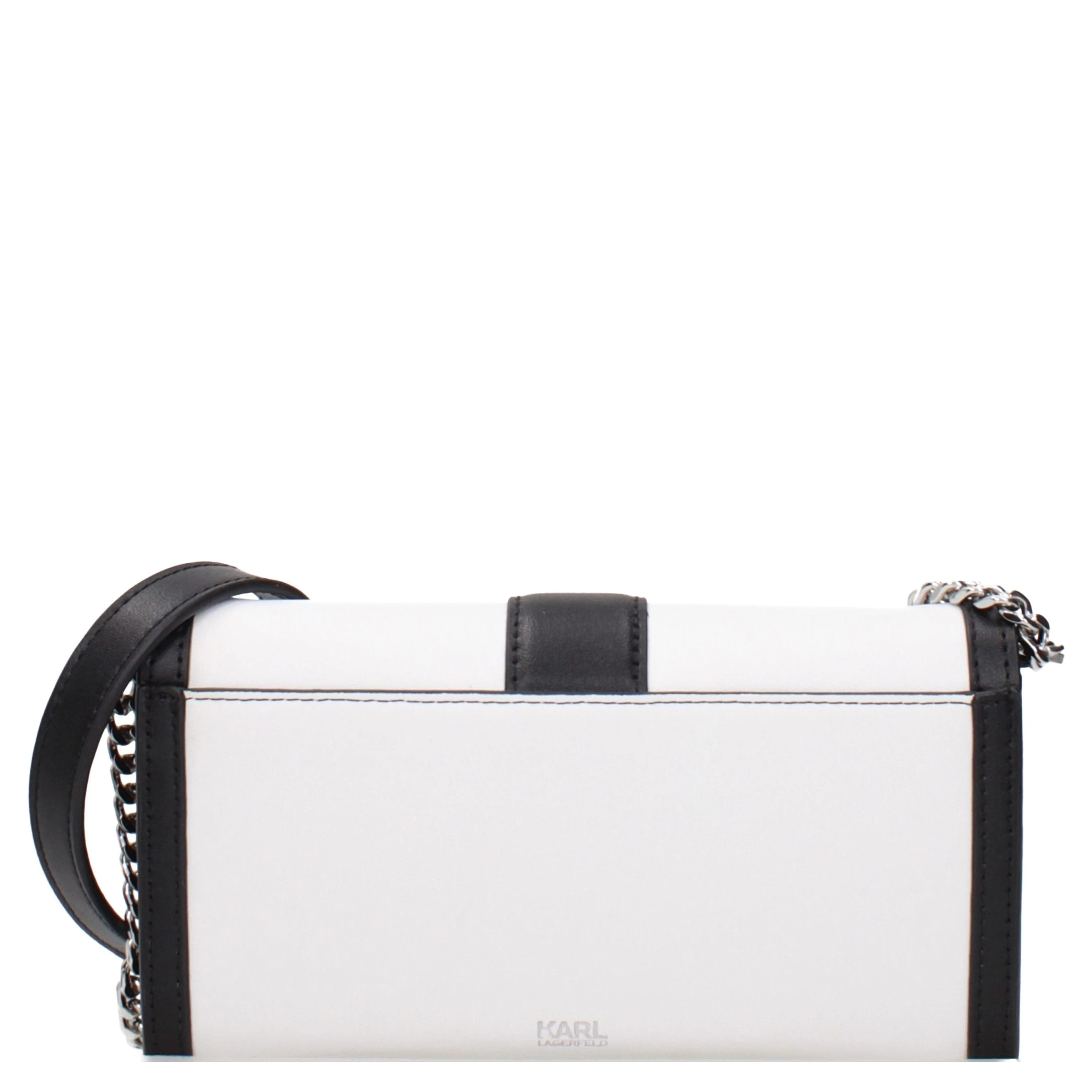 White Leather Clutch Bag