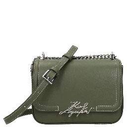 Green Leather Crossbody Bag