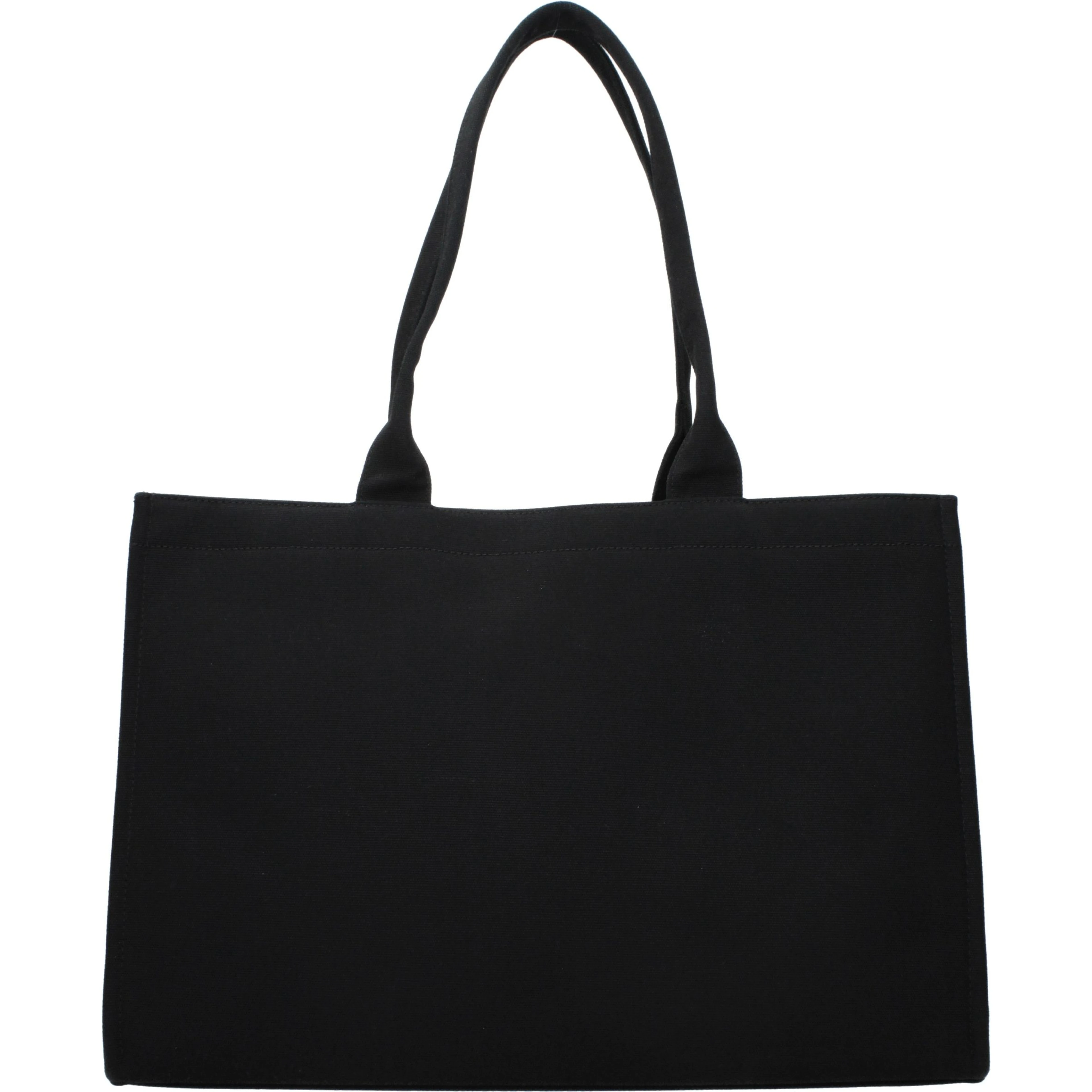 Black Fabric Shoulder Bag
