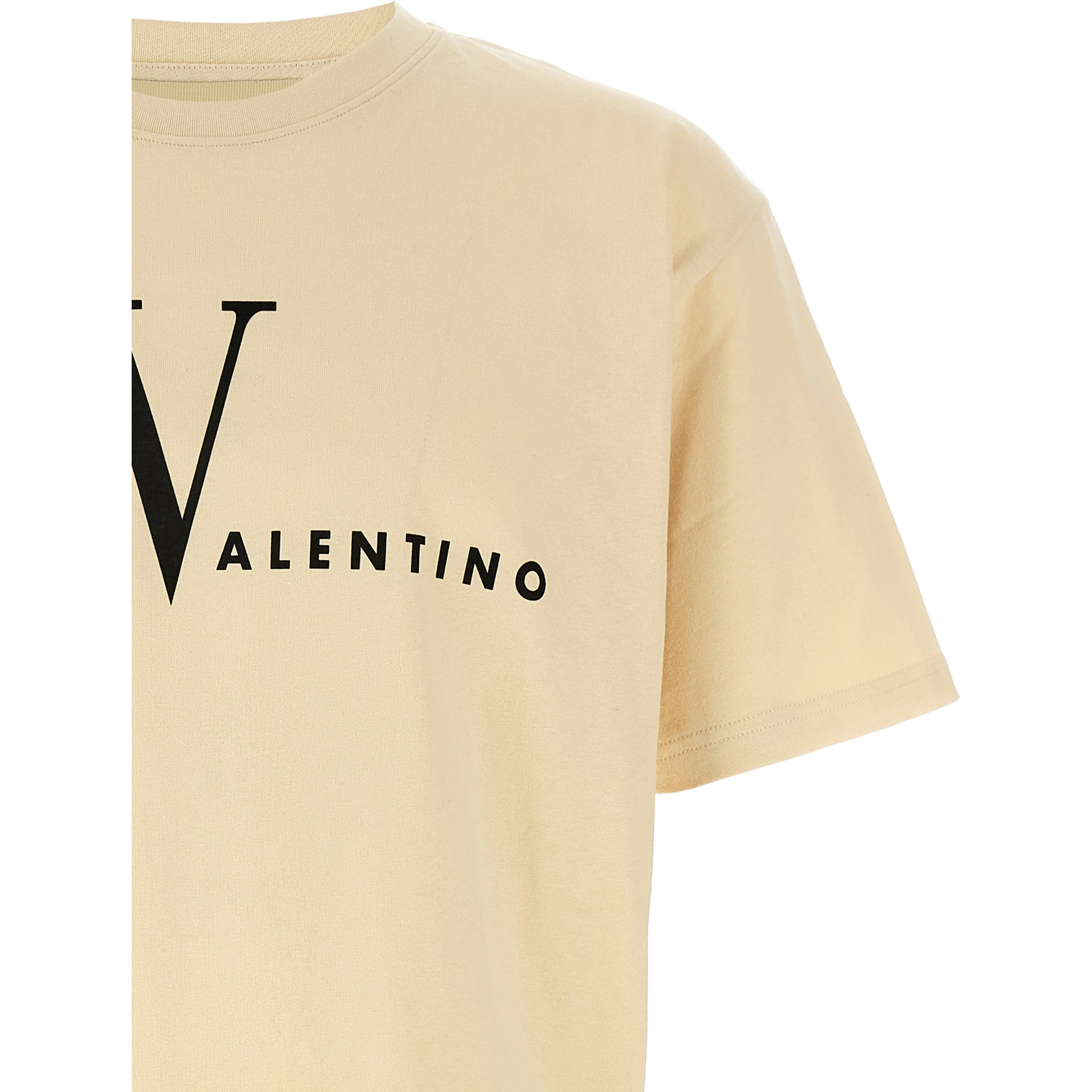 Beige Cotton T-Shirt