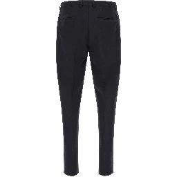 Blue Virgin Wool Two-Piece Suit