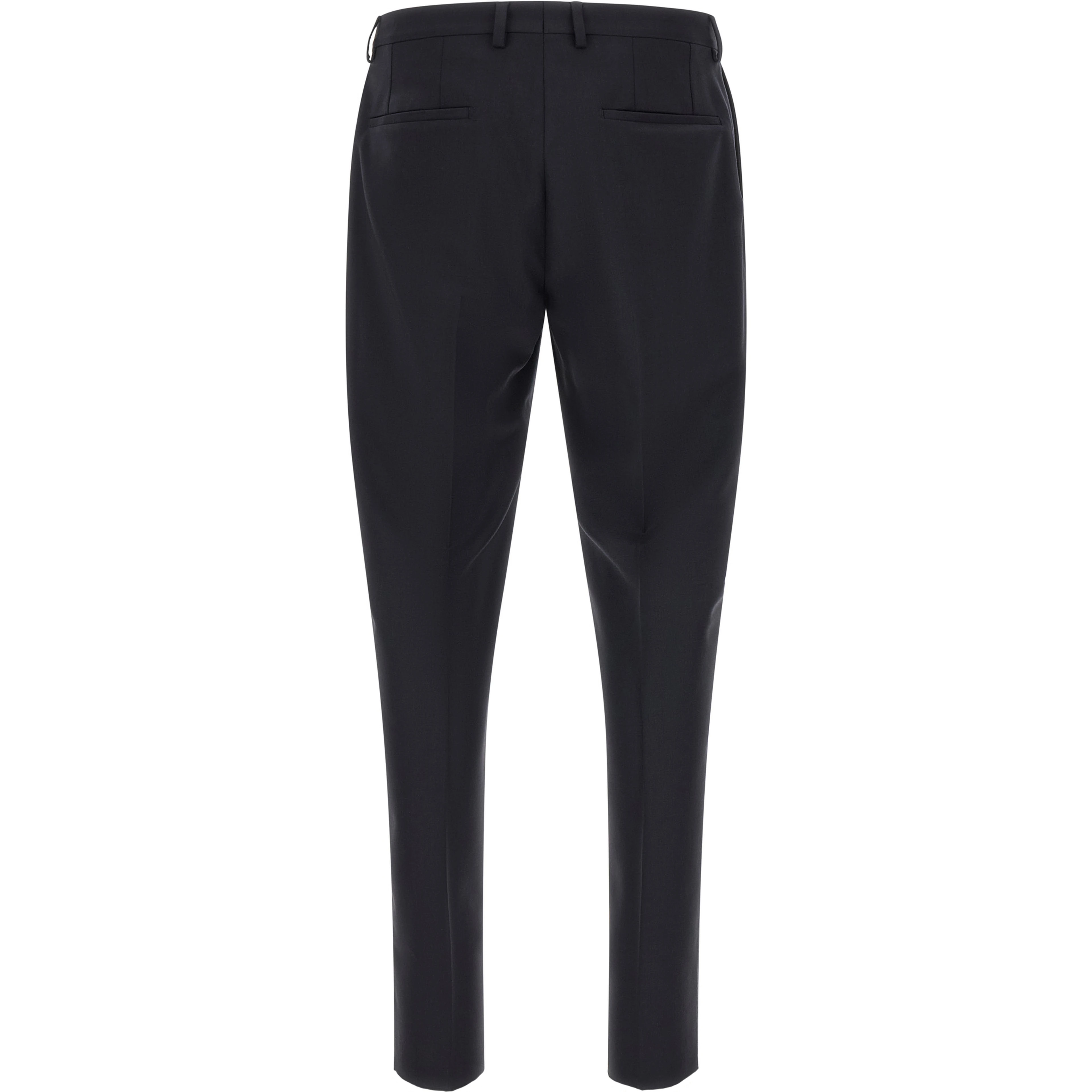 Blue Virgin Wool Two-Piece Suit