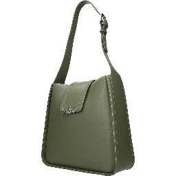 Green Leather Shoulder Bag