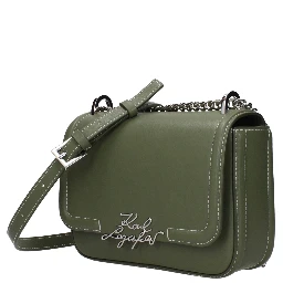 Green Leather Crossbody Bag