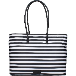 Black Fabric Shoulder Bag