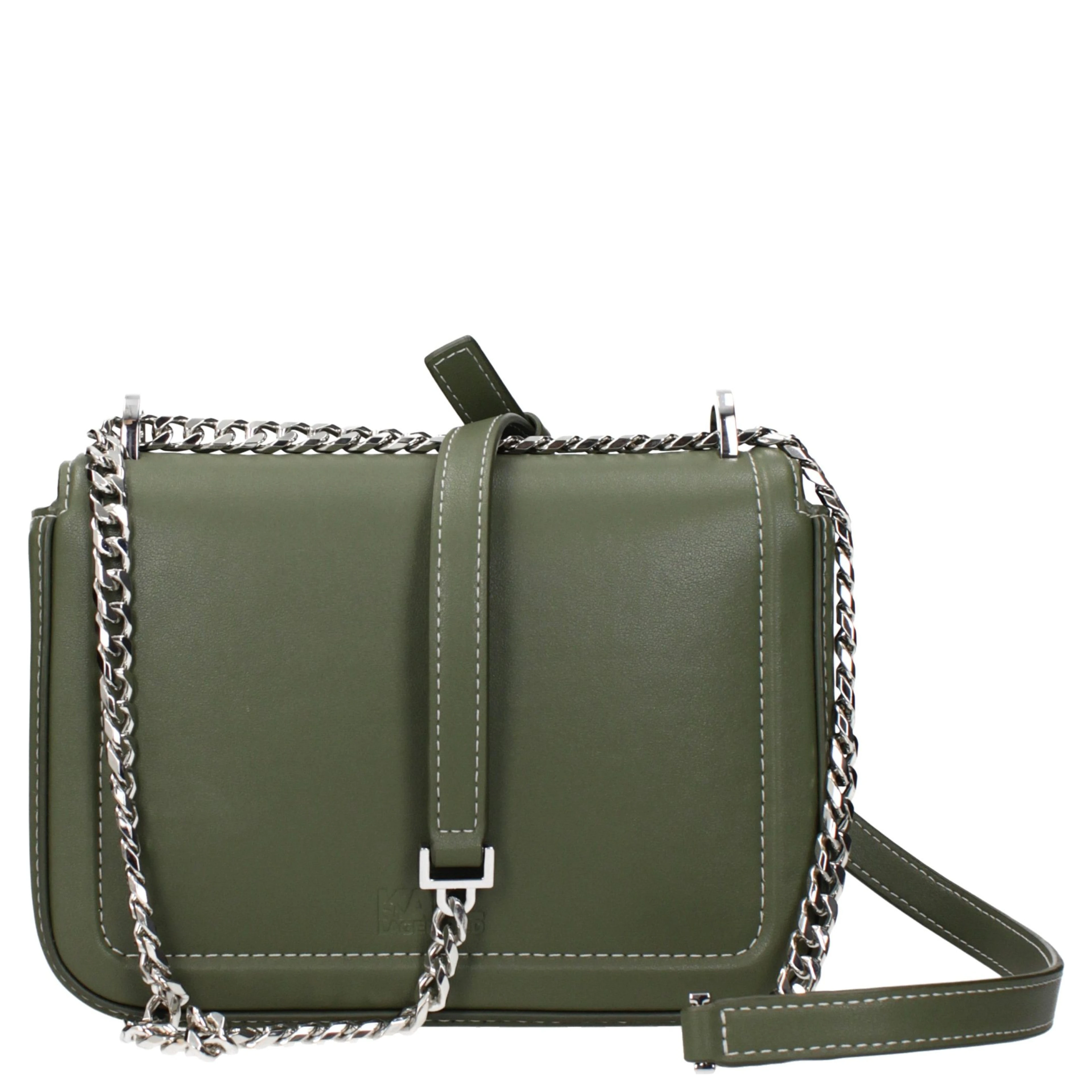 Green Leather Crossbody Bag