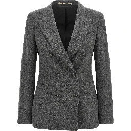 Gray Cashmere Blazer