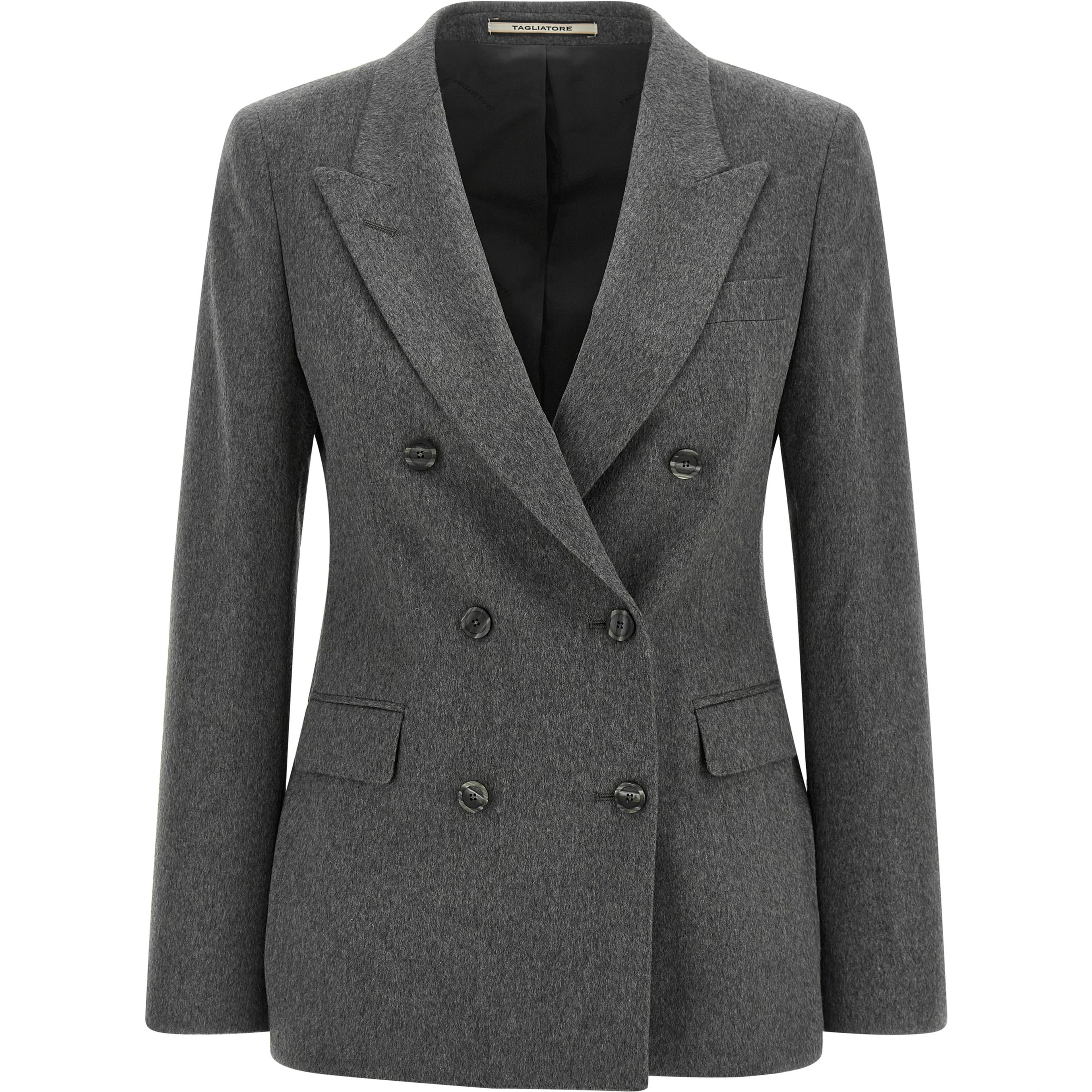 Gray Cashmere Blazer