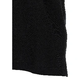 Black Cotton Polo Shirt