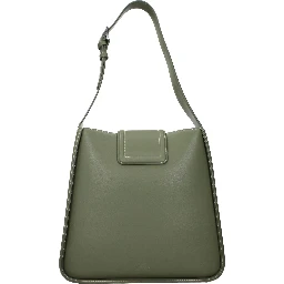 Green Leather Shoulder Bag