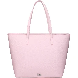 Pink Polyethylene Shoulder Bag