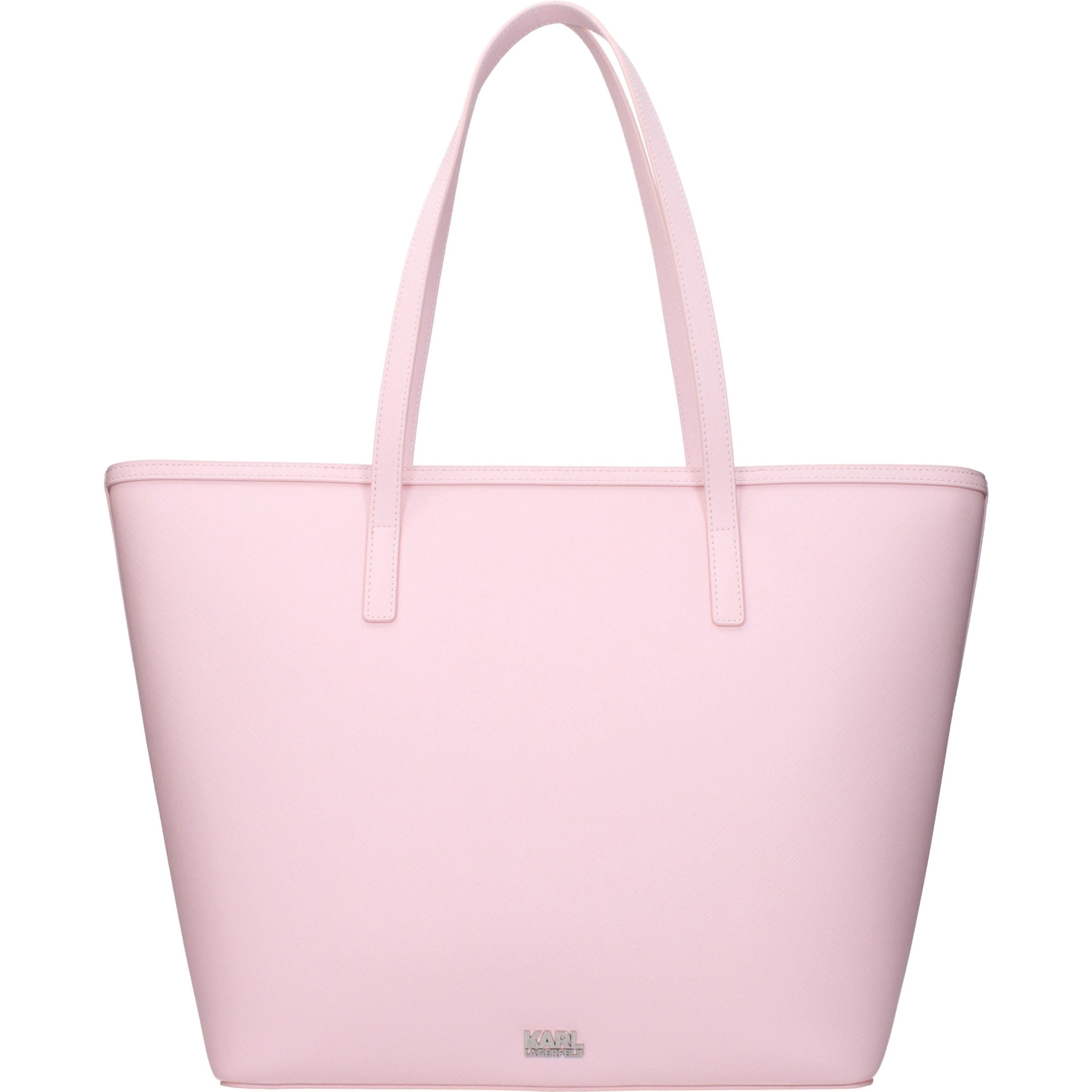 Pink Polyethylene Shoulder Bag