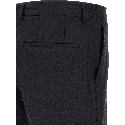 Blue Virgin Wool Two-Piece Suit