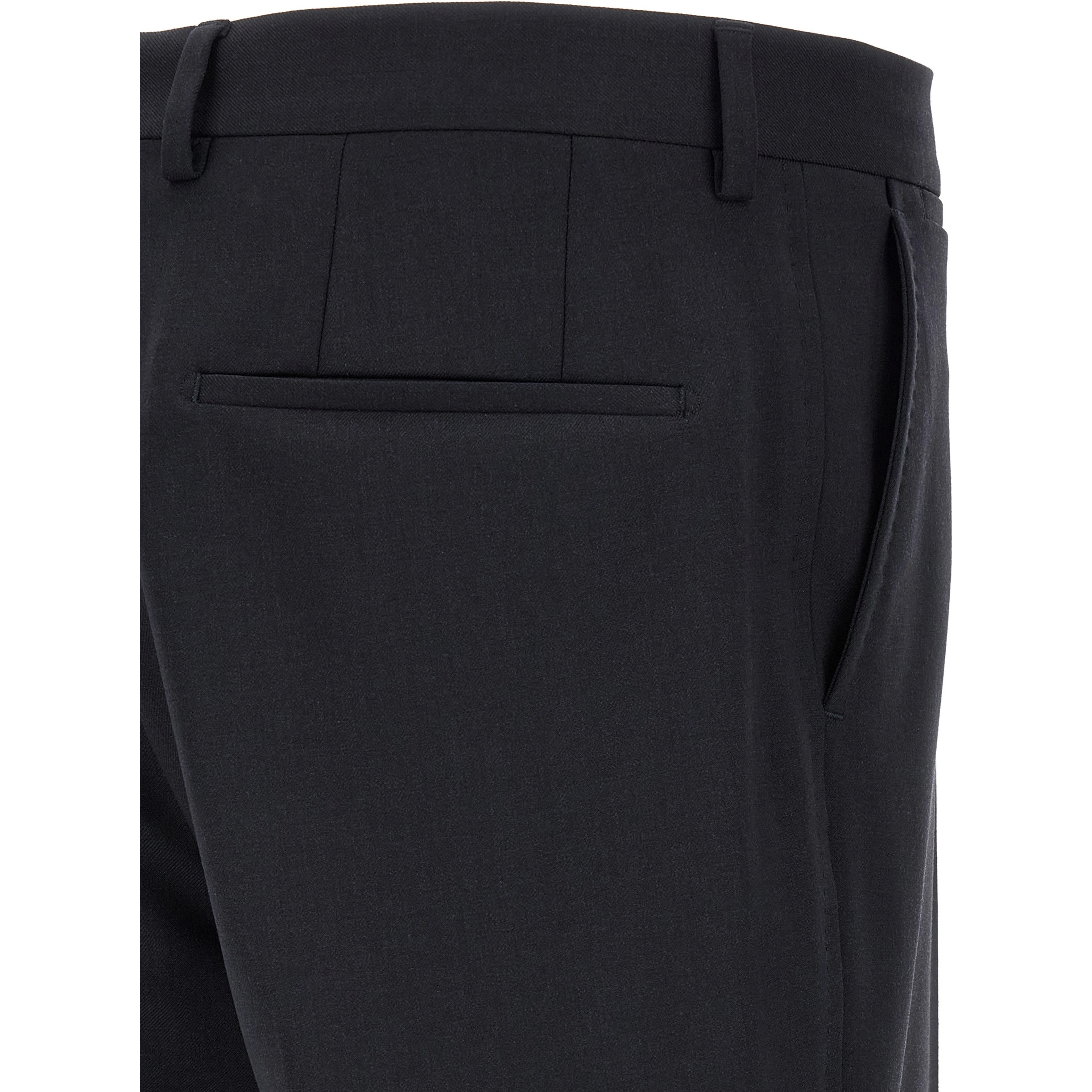 Blue Virgin Wool Two-Piece Suit