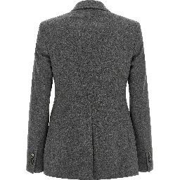 Gray Cashmere Blazer