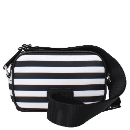 Black Fabric Crossbody Bag