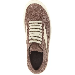 Purple Calfskin Low Top Sneakers