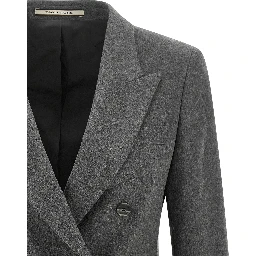 Gray Cashmere Blazer