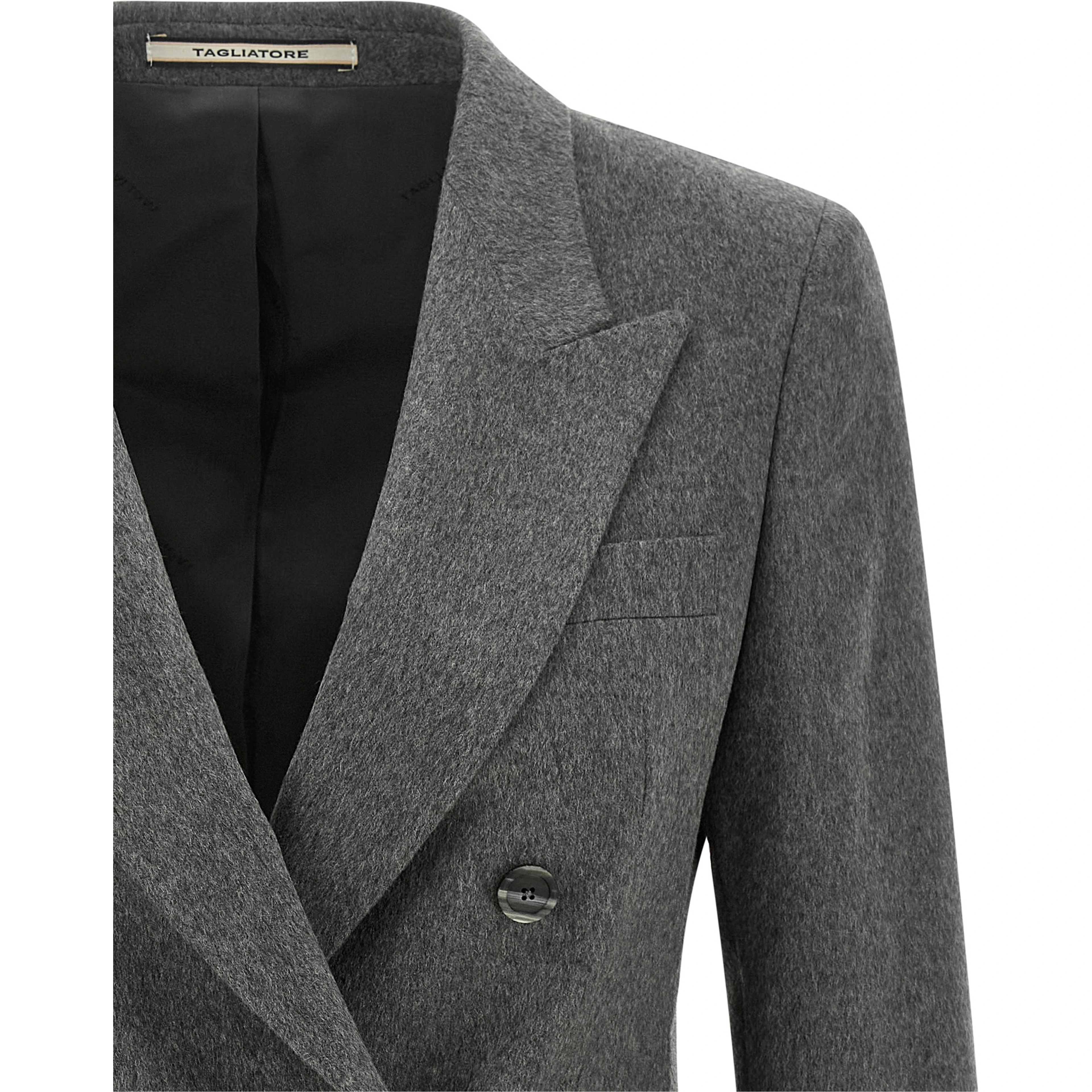 Gray Cashmere Blazer
