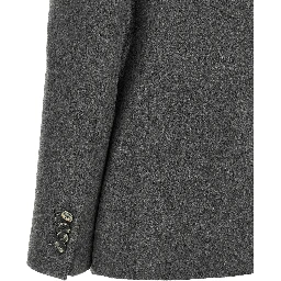 Gray Cashmere Blazer