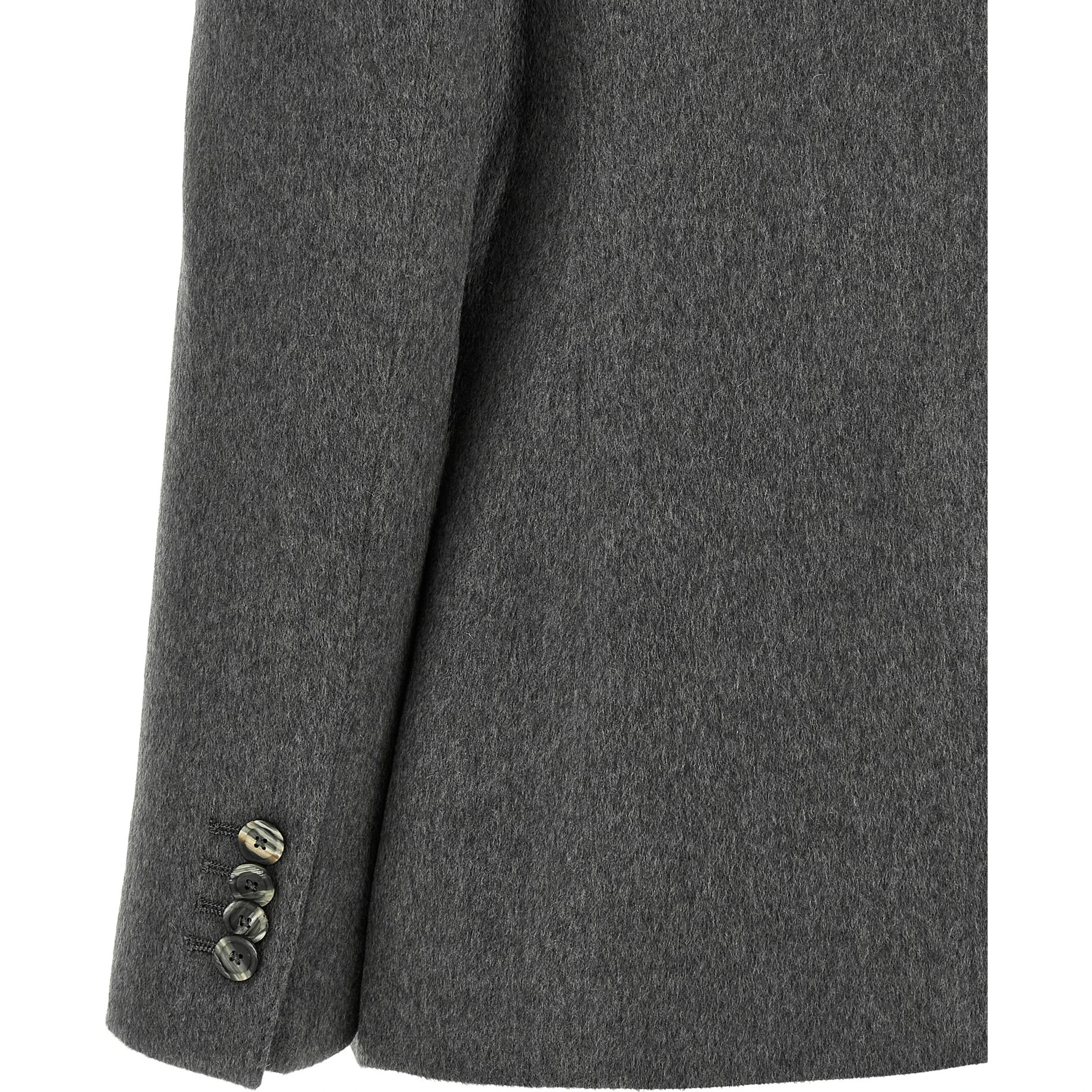 Gray Cashmere Blazer