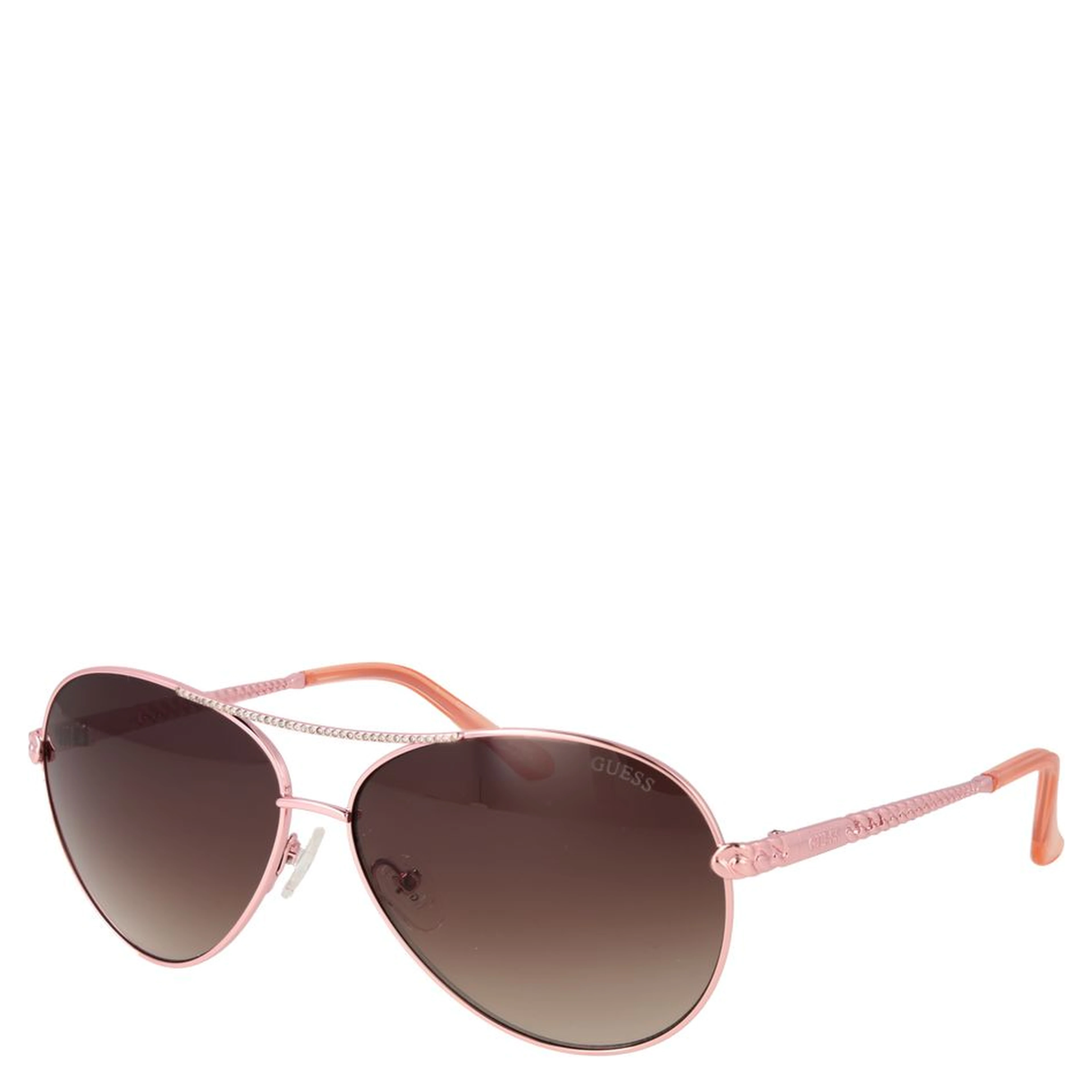 Rose Gold Metal Sunglasses