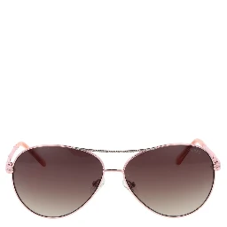 Rose Gold Metal Sunglasses