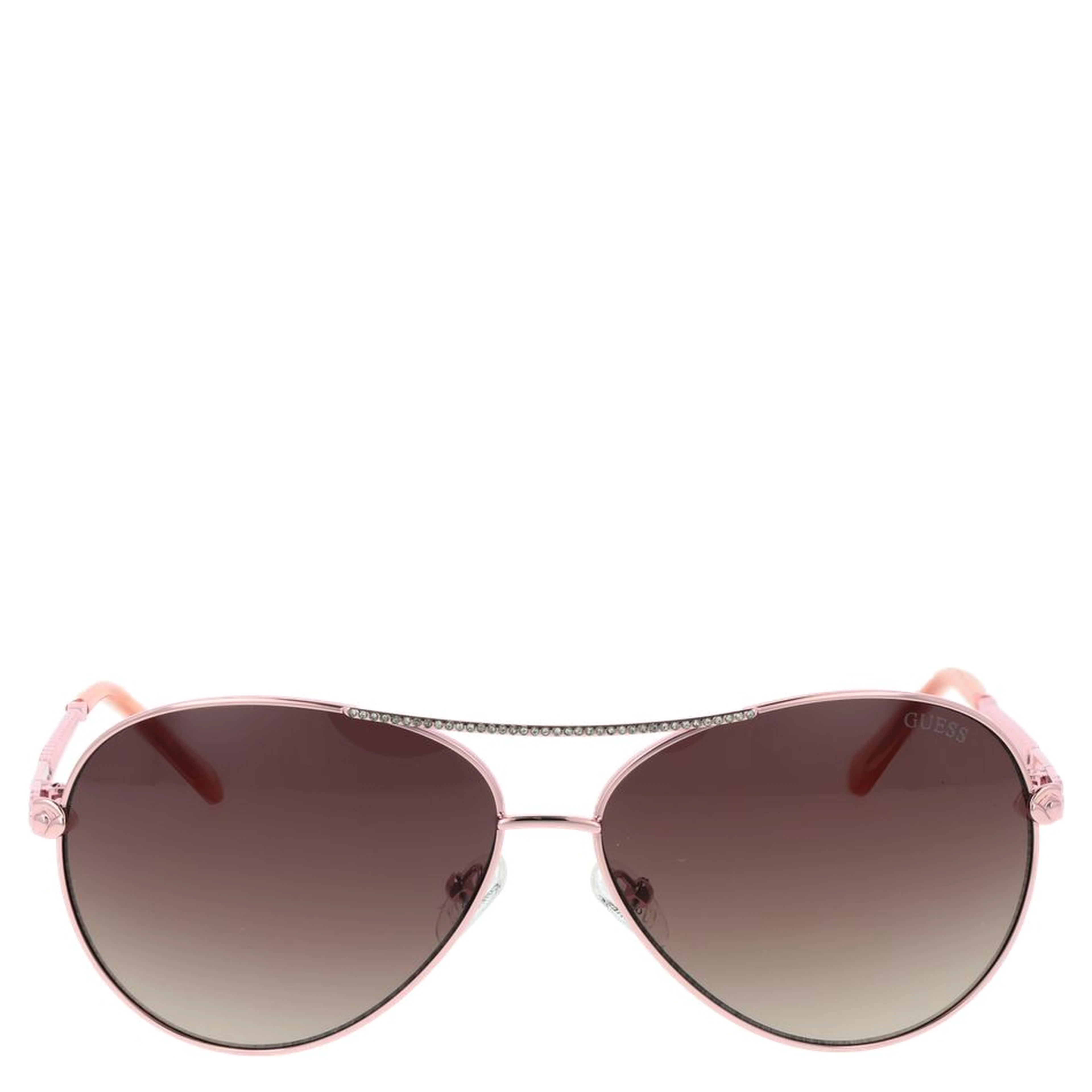 Rose Gold Metal Sunglasses