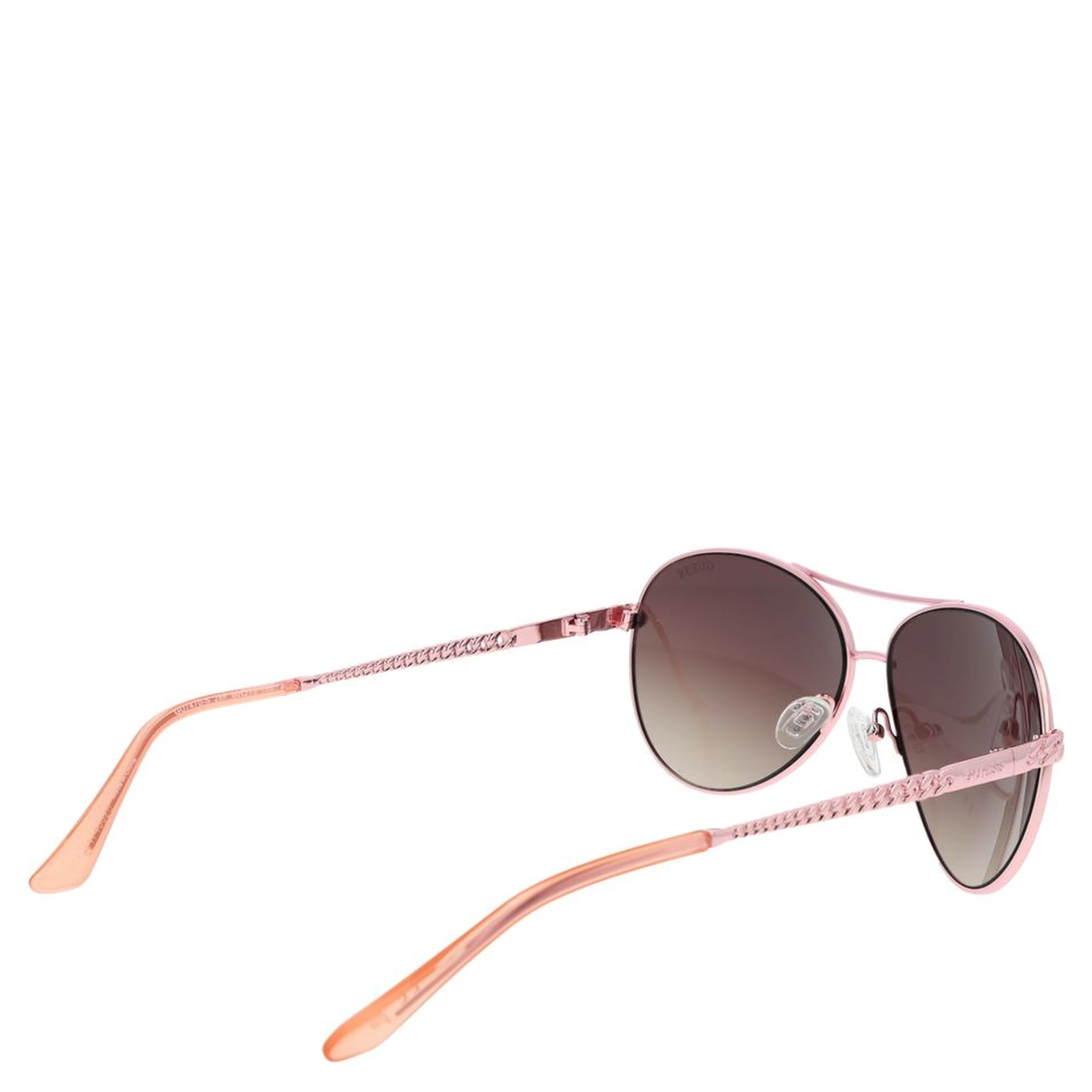 Rose Gold Metal Sunglasses