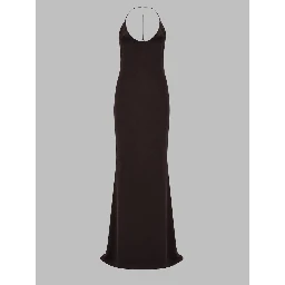 ABITO LUNGO IN SATIN DI SETA