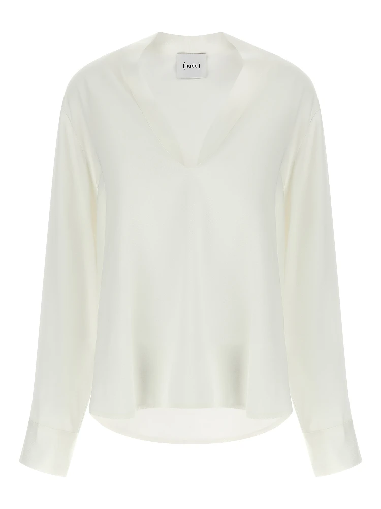 White Viscose Blouse