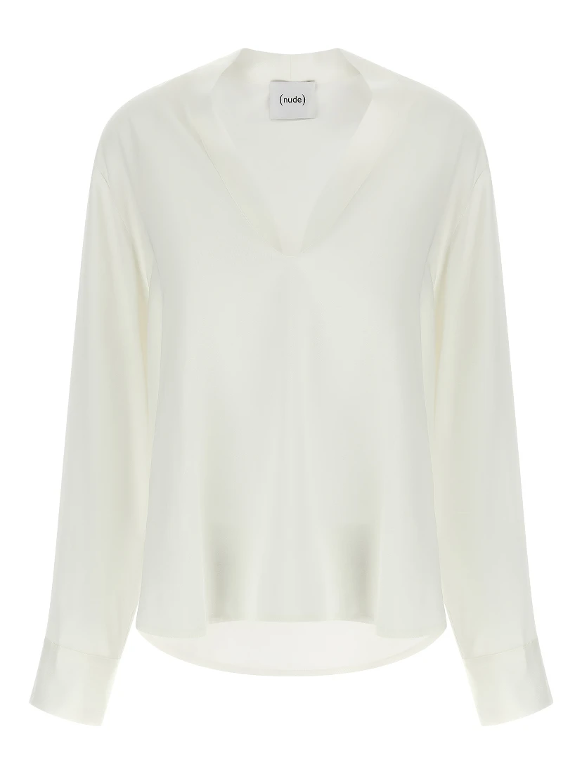 White Viscose Blouse