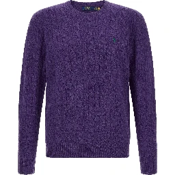 Purple Wool Cardigan