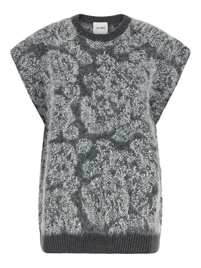 Gray Wool Cardigan