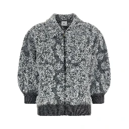 Gray Wool Cardigan