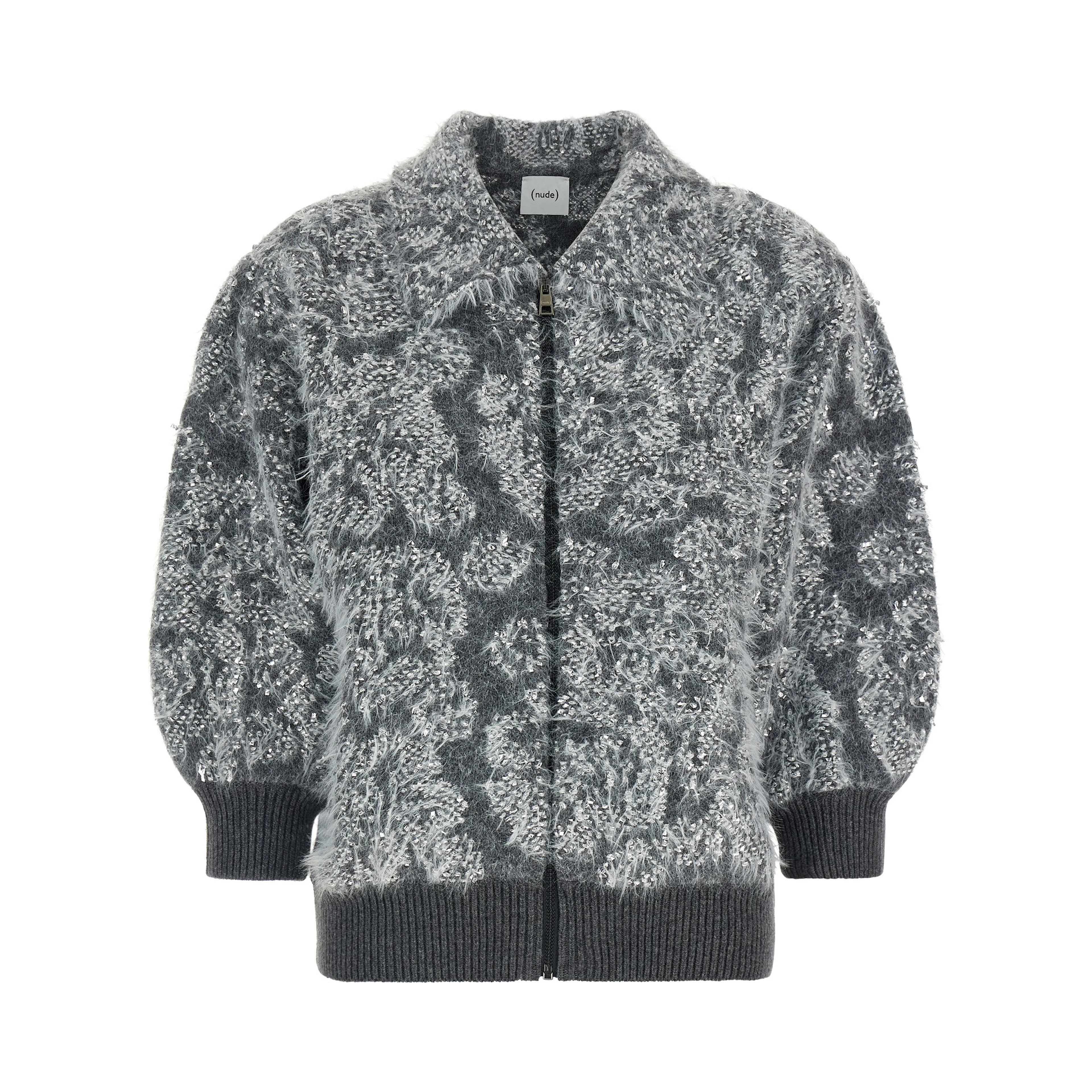 Gray Wool Cardigan