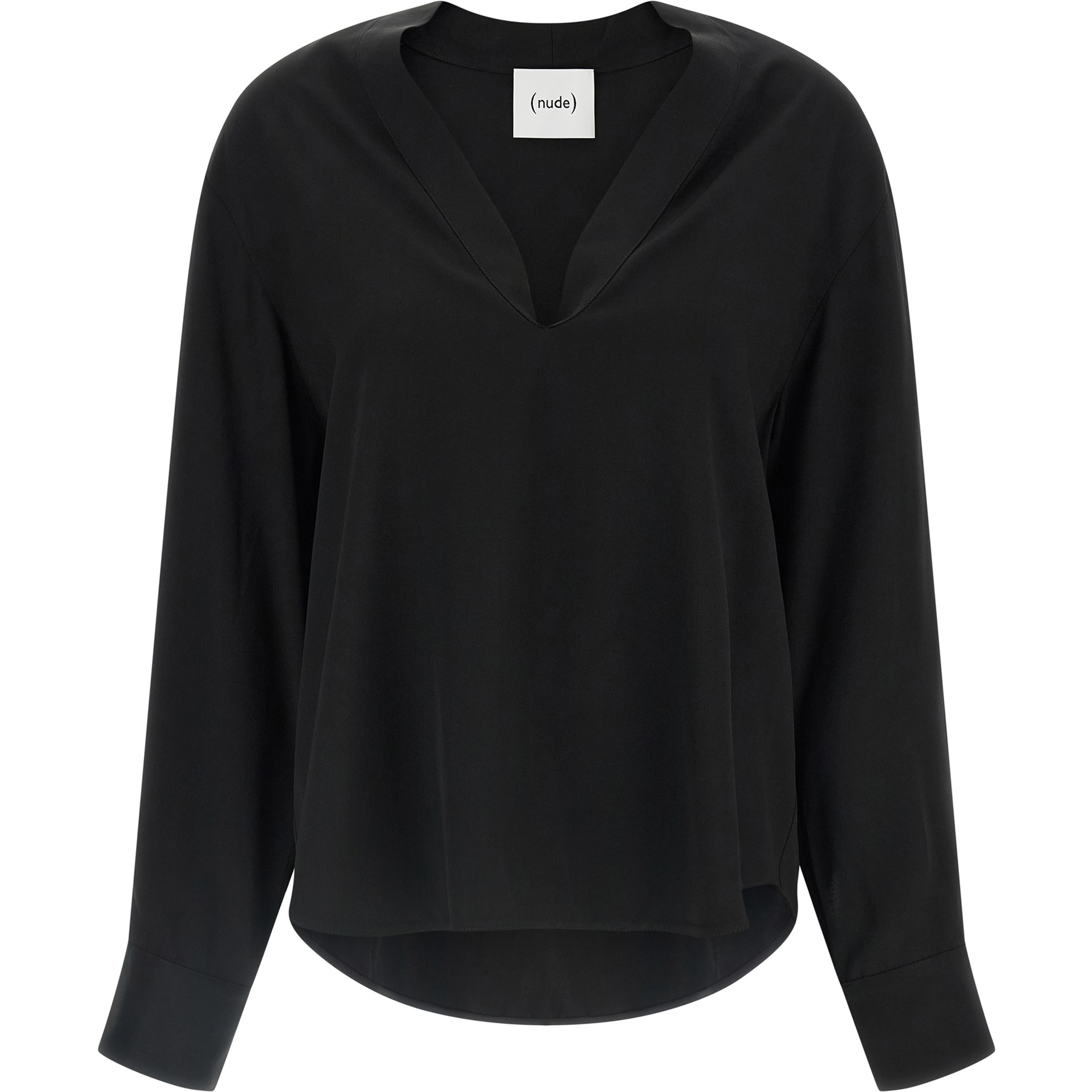 Black Viscose Blouse