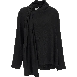 Black Viscose Blouse