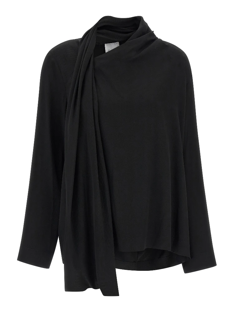 Black Viscose Blouse