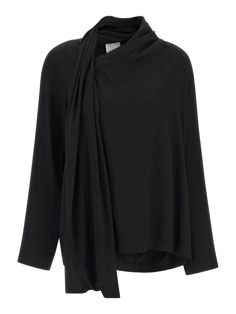 Black Viscose Blouse