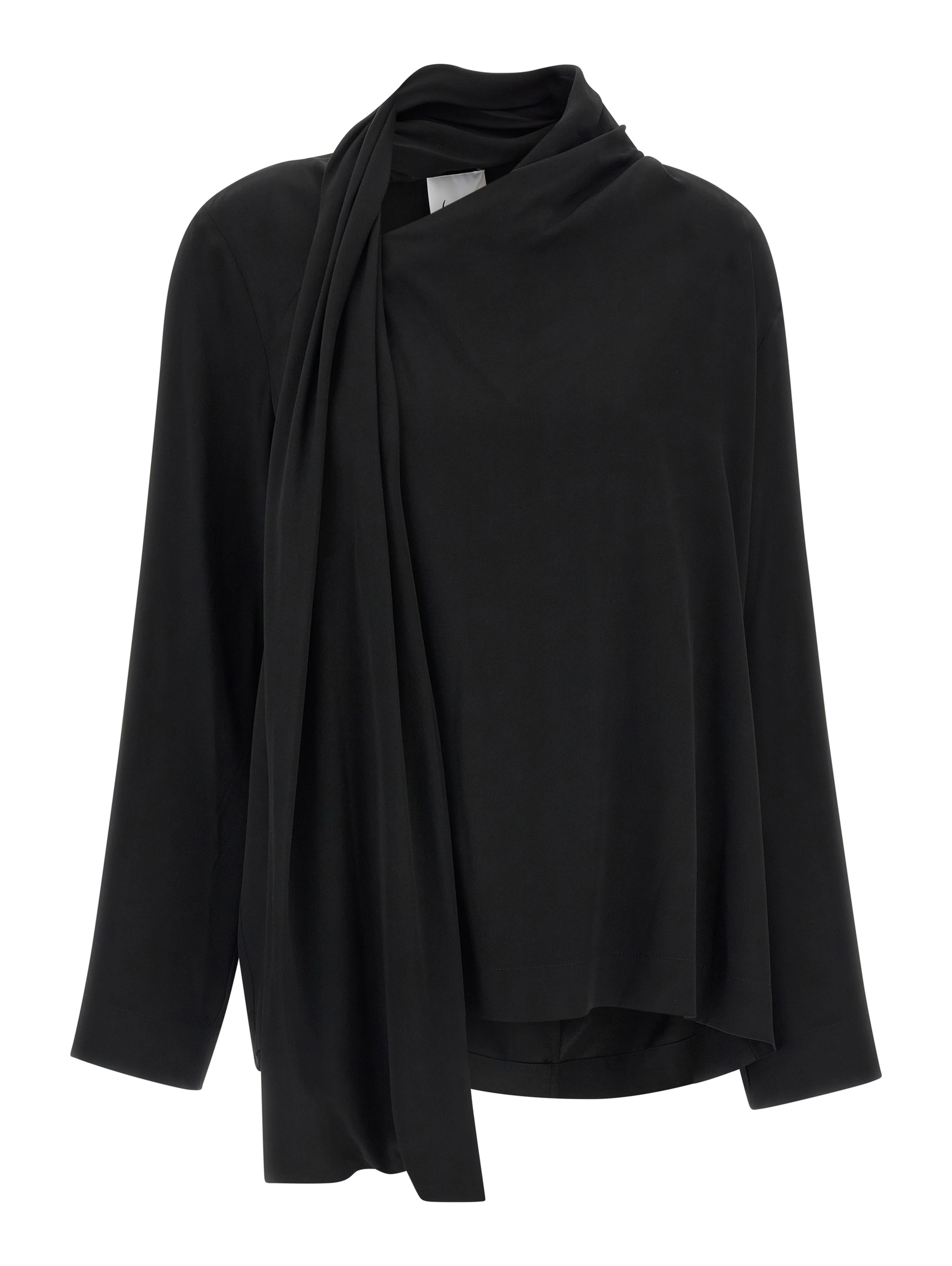 Black Viscose Blouse