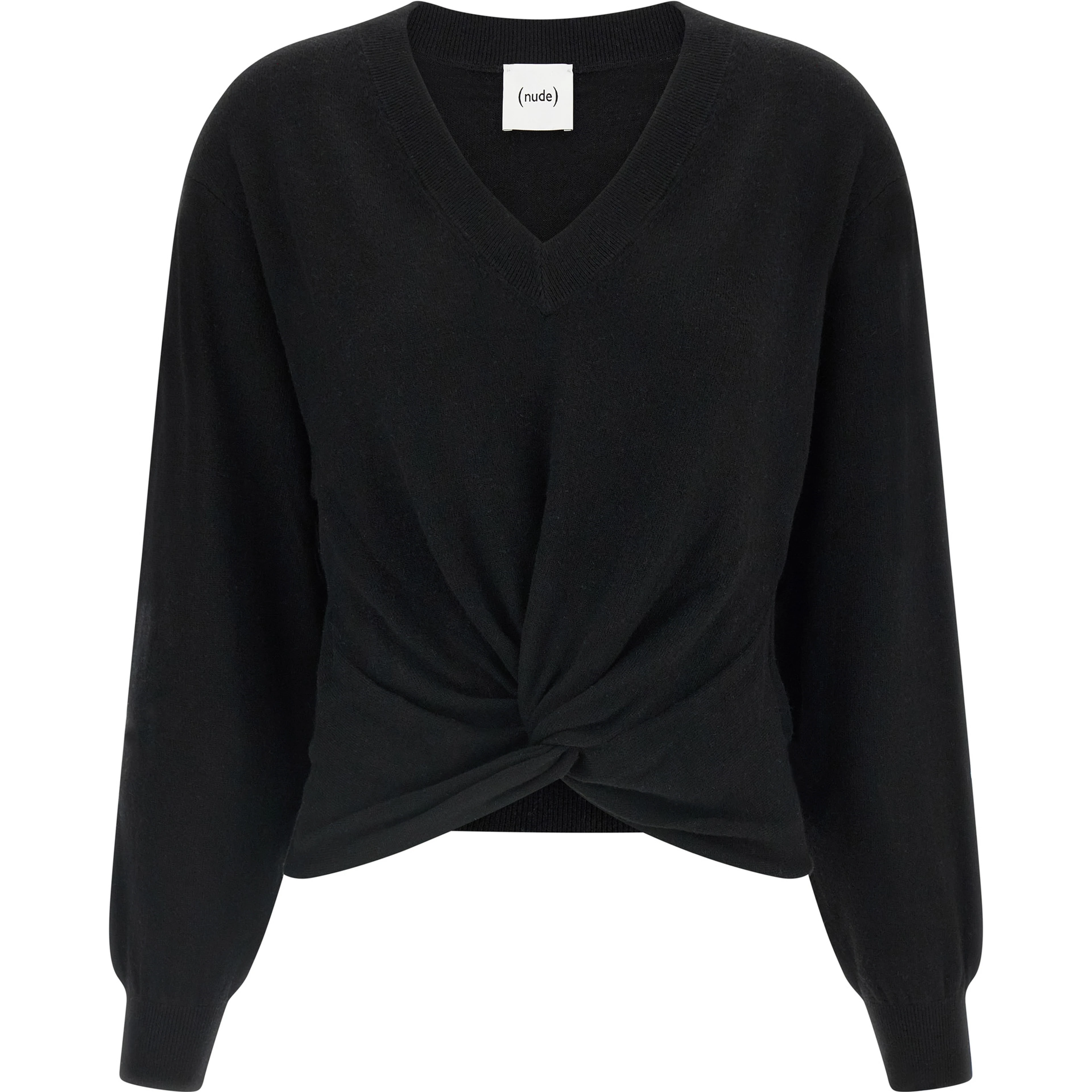 Black Wool Cardigan