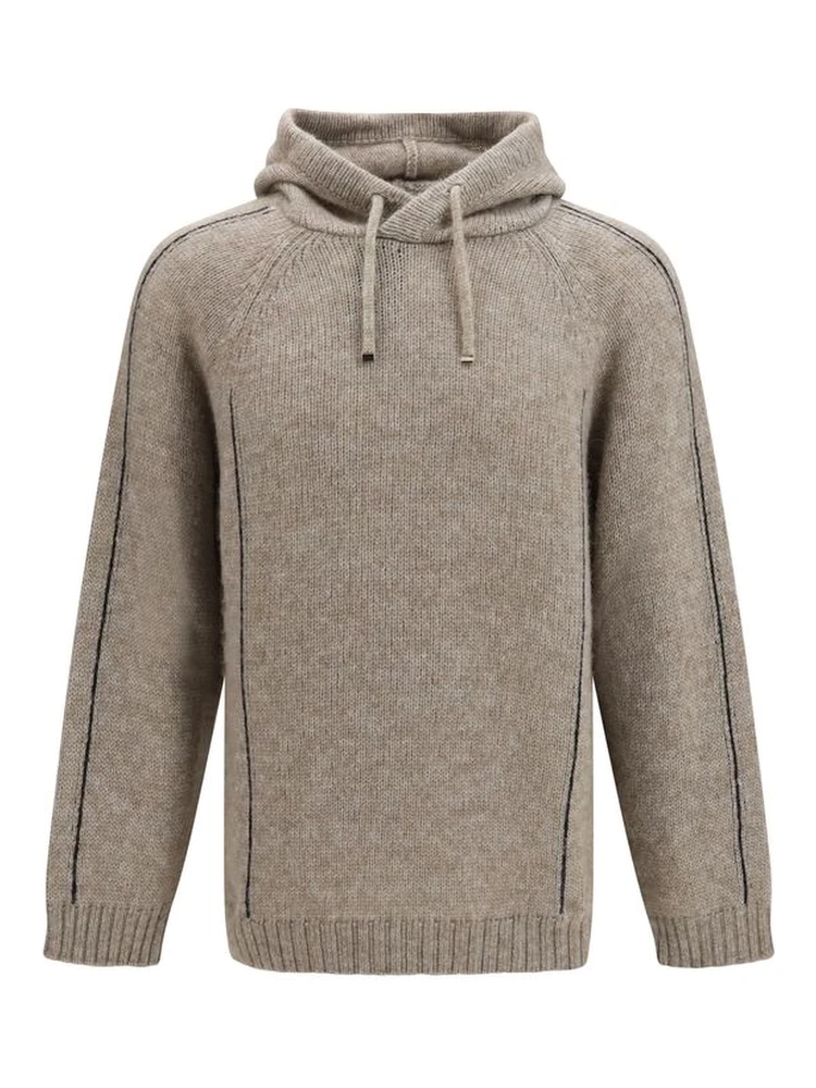 Beige Alpaca Vicugna Pacos Hoodie