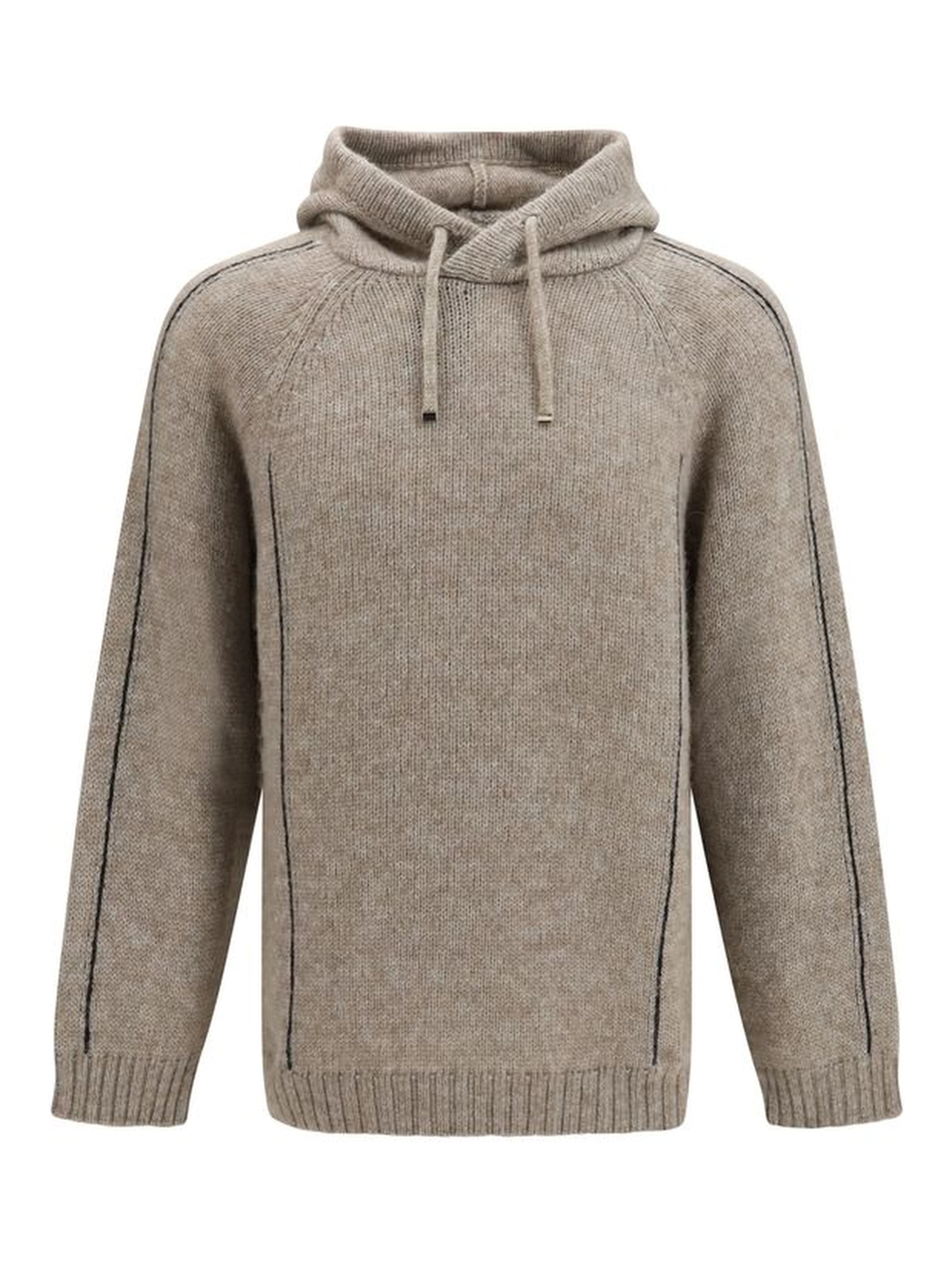 Beige Alpaca Vicugna Pacos Hoodie