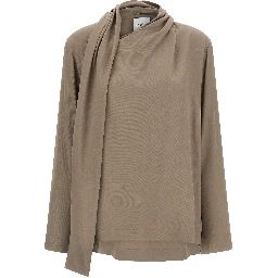 Gray Viscose Blouse